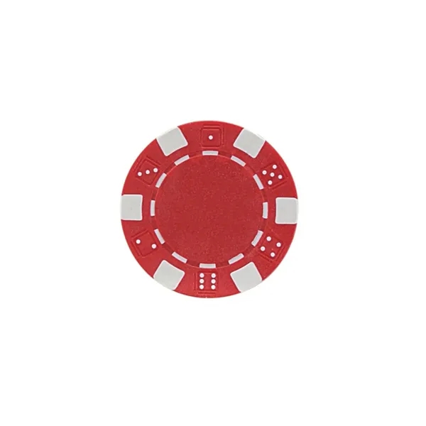 11.5 gram ABS Poker Chip with 6 Stripes - 11.5 gram ABS Poker Chip with 6 Stripes - Image 6 of 6