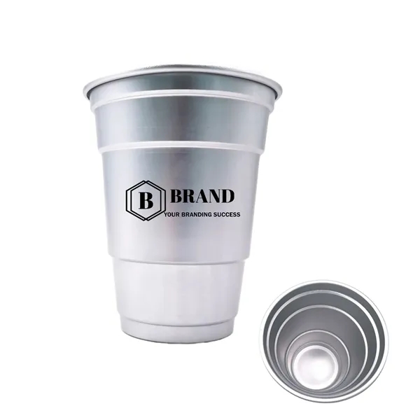 16 oz. Recyclable Party Aluminum Drink Cup - 16 oz. Recyclable Party Aluminum Drink Cup - Image 0 of 1