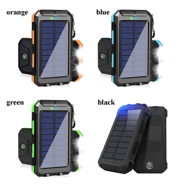 Portable Power Bank Solar Charger - Portable Power Bank Solar Charger - Image 1 of 6