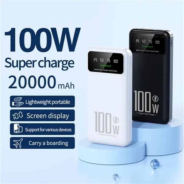 100W Fast Charging 20000mAh Power Bank - 100W Fast Charging 20000mAh Power Bank - Image 2 of 5