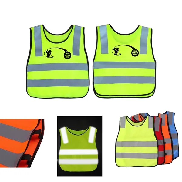 Kids Reflective Safety Vest - Kids Reflective Safety Vest - Image 0 of 2