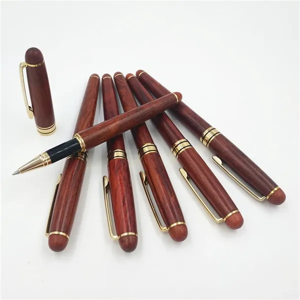 Luxury Rosewood Ballpoint Pen Elegant Gift - Luxury Rosewood Ballpoint Pen Elegant Gift - Image 1 of 3