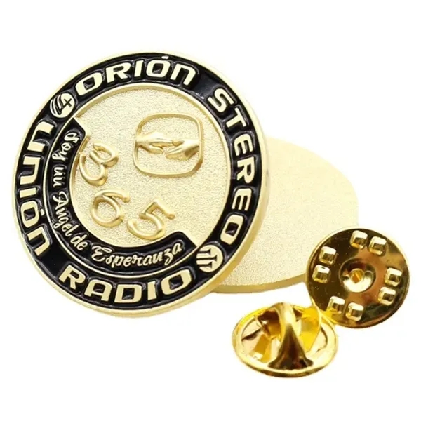 Custom Metal Lapel Pin Badge - Custom Metal Lapel Pin Badge - Image 2 of 3