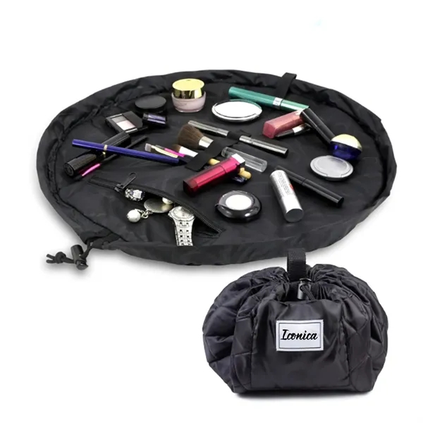 Drawstring Cosmetic & Makeup Bag - Drawstring Cosmetic & Makeup Bag - Image 0 of 3
