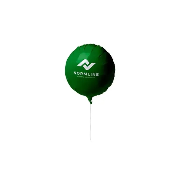 18" Circular Mylar Balloon 1 Color 1 Side - 18" Circular Mylar Balloon 1 Color 1 Side - Image 9 of 13