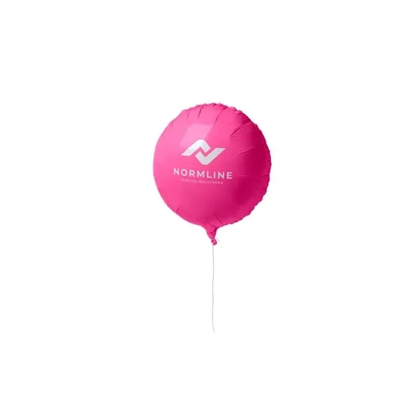 18" Circular Mylar Balloon 1 Color 1 Side - 18" Circular Mylar Balloon 1 Color 1 Side - Image 8 of 13