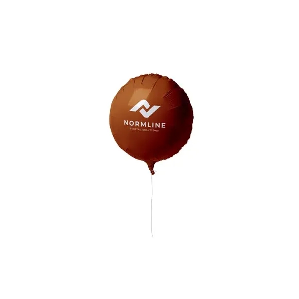18" Circular Mylar Balloon 1 Color 1 Side - 18" Circular Mylar Balloon 1 Color 1 Side - Image 6 of 13