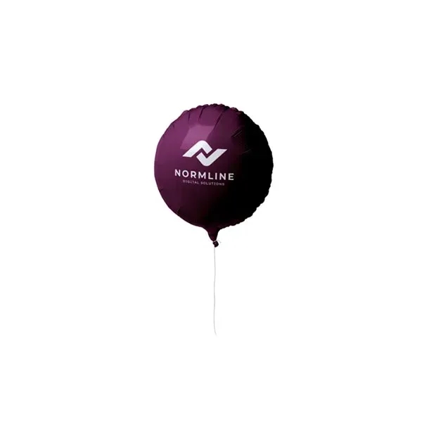18" Circular Mylar Balloon 1 Color 1 Side - 18" Circular Mylar Balloon 1 Color 1 Side - Image 4 of 13
