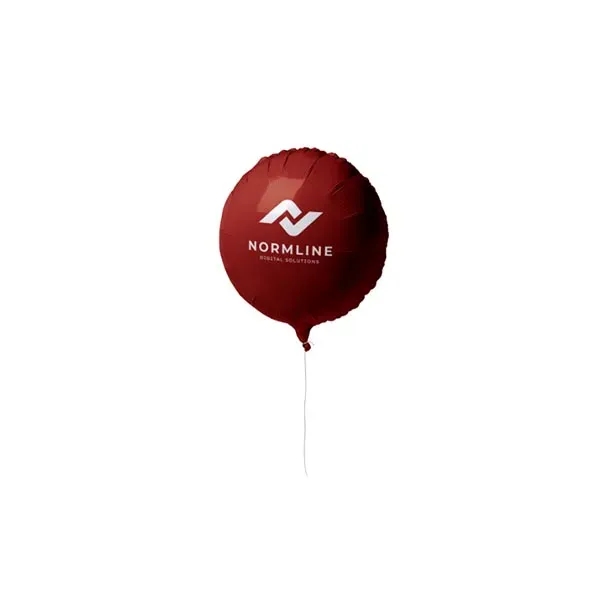 18" Circular Mylar Balloon 1 Color 1 Side - 18" Circular Mylar Balloon 1 Color 1 Side - Image 3 of 13