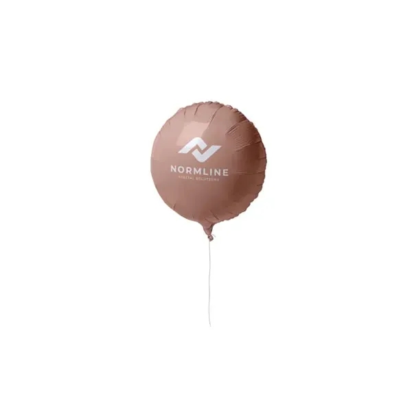 18" Circular Mylar Balloon 1 Color 1 Side - 18" Circular Mylar Balloon 1 Color 1 Side - Image 2 of 13