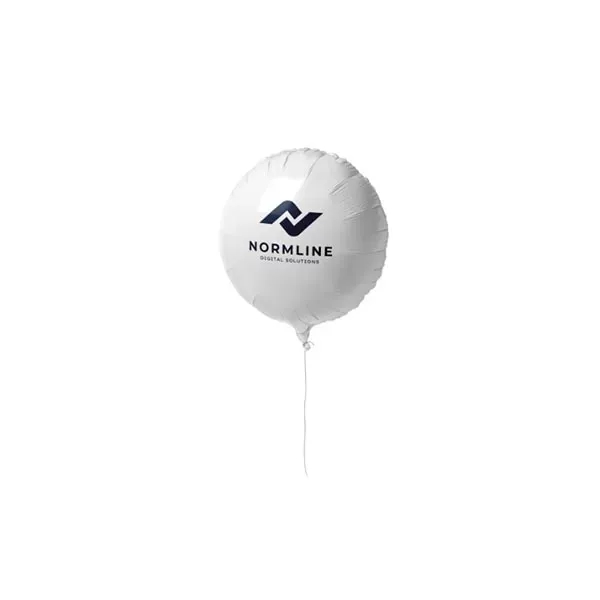 18" Circular Mylar Balloon 1 Color 1 Side - 18" Circular Mylar Balloon 1 Color 1 Side - Image 0 of 13