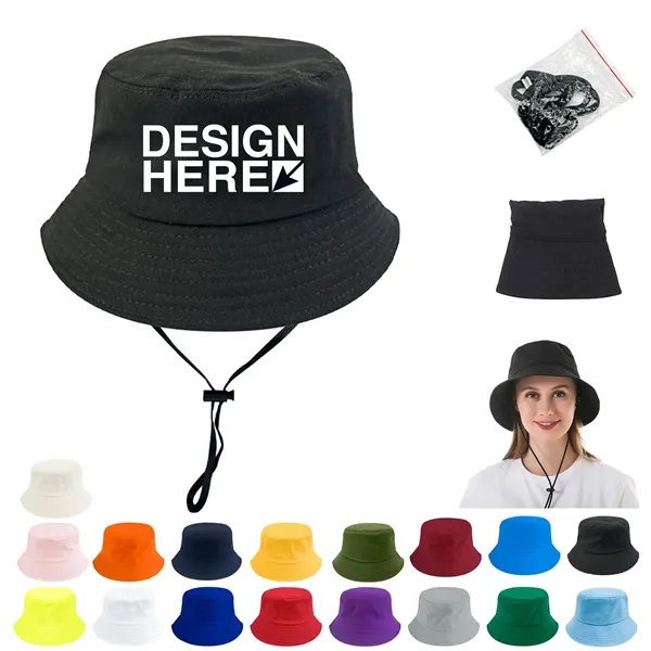 100% Cotton Unisex Fisherman Bucket Hat - 100% Cotton Unisex Fisherman Bucket Hat - Image 0 of 11