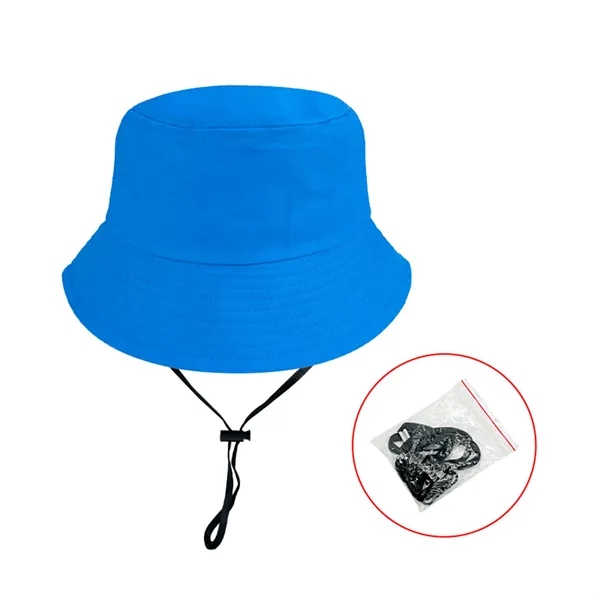 100% Cotton Unisex Fisherman Bucket Hat - 100% Cotton Unisex Fisherman Bucket Hat - Image 4 of 11