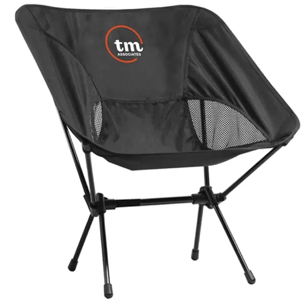 Portable Folding Chair w/ Carry Bag,Holds 250lbs for Camping - Portable Folding Chair w/ Carry Bag,Holds 250lbs for Camping - Image 3 of 4