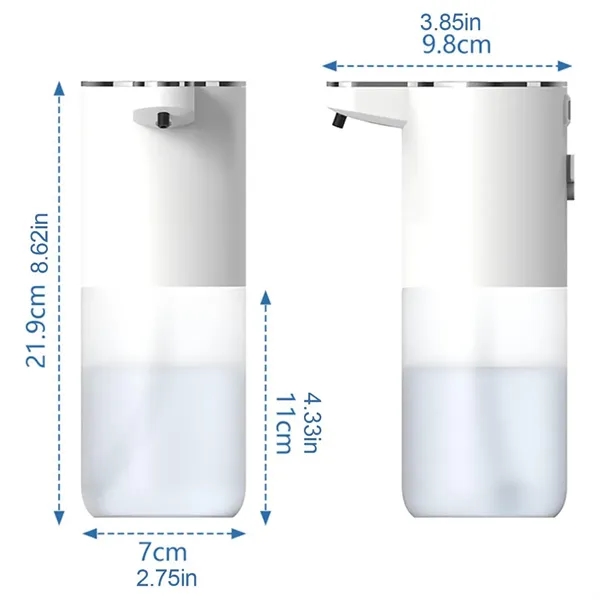 13.5 oz Touch-Free Rechargeable Liquid Soap Pump Dispenser - 13.5 oz Touch-Free Rechargeable Liquid Soap Pump Dispenser - Image 1 of 4
