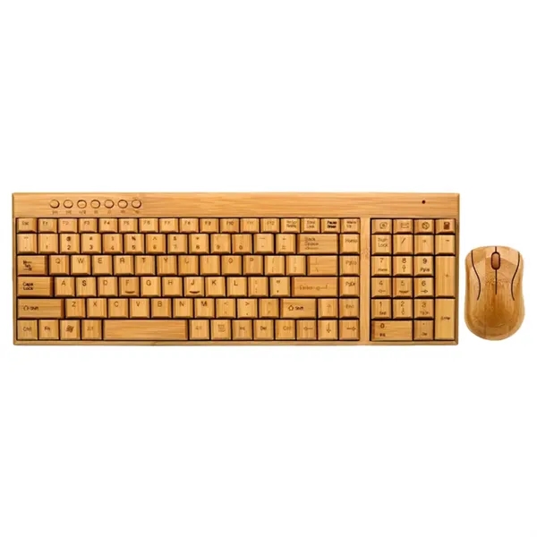 Bamboo Wireless Keyboard and Mouse - Bamboo Wireless Keyboard and Mouse - Image 0 of 3