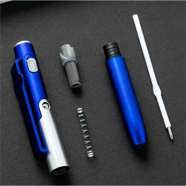 Folding LED Stylus Ballpoint Pen with Phone Stand - Folding LED Stylus Ballpoint Pen with Phone Stand - Image 2 of 3