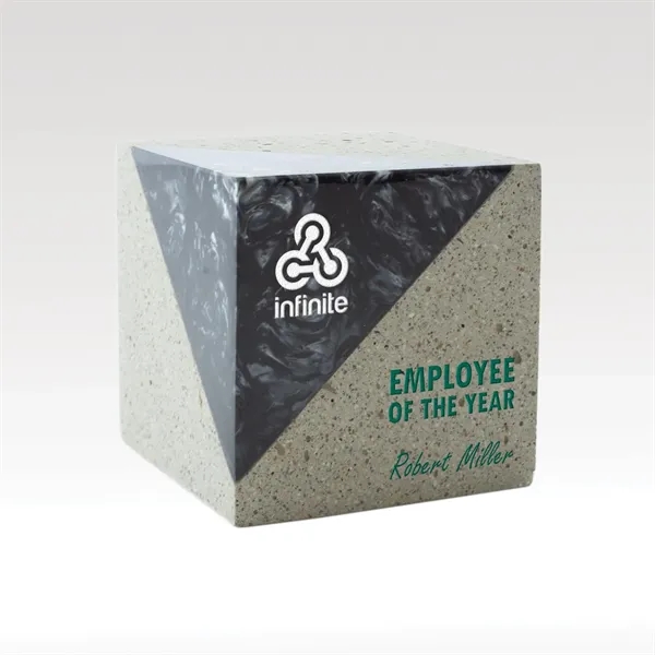 Umbra Cube Award with Concrete and Resin - Umbra Cube Award with Concrete and Resin - Image 1 of 4