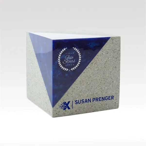 Umbra Cube Award with Concrete and Resin - Umbra Cube Award with Concrete and Resin - Image 2 of 4