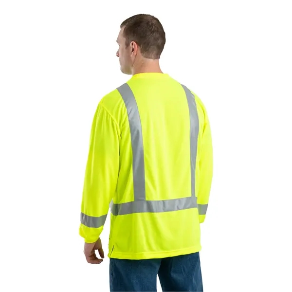 Berne Men's Tall Hi-Vis Class 3 Performance Long Sleeve T... - Berne Men's Tall Hi-Vis Class 3 Performance Long Sleeve T... - Image 4 of 4