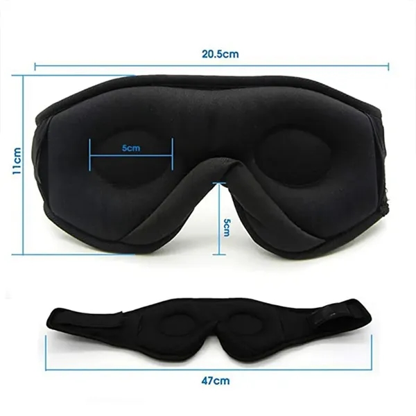 Bluetooth 3D Sleep Eye Mask 2 in 1 - Bluetooth 3D Sleep Eye Mask 2 in 1 - Image 1 of 2