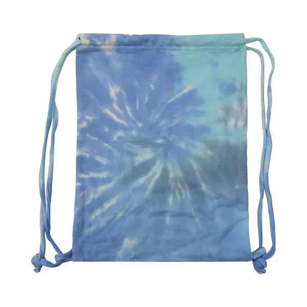 Tie-Dye Swirl Tie-Dyed Drawstring Bag