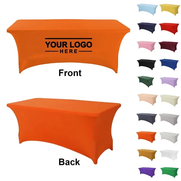4FT Spandex Table Cover: Fitted Rectangular Stretchable - 4FT Spandex Table Cover: Fitted Rectangular Stretchable - Image 0 of 0