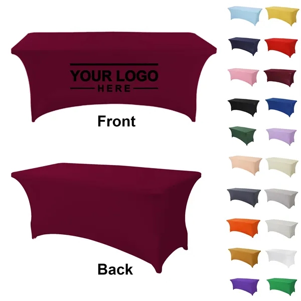 8FT Spandex Table Cover: Fitted Rectangular Stretchable - 8FT Spandex Table Cover: Fitted Rectangular Stretchable - Image 0 of 0