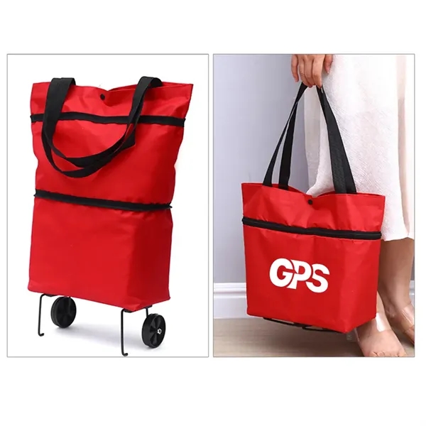 Foldable Shopping Bag with Wheels - Foldable Shopping Bag with Wheels - Image 1 of 1
