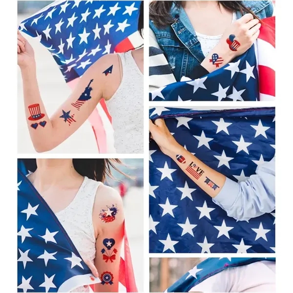 July 4 Tattoo sticker 6-Piece - July 4 Tattoo sticker 6-Piece - Image 2 of 2