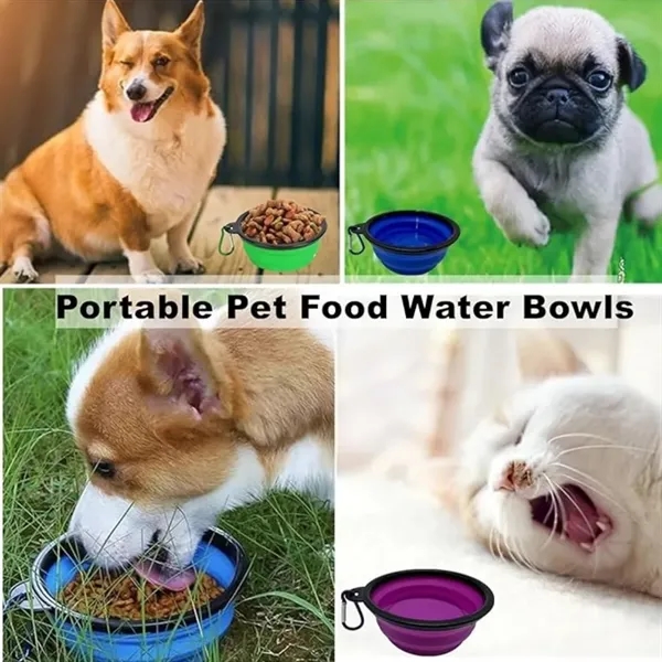 5" Diameter Collapsible Bowls Dog Pet - 5" Diameter Collapsible Bowls Dog Pet - Image 8 of 8