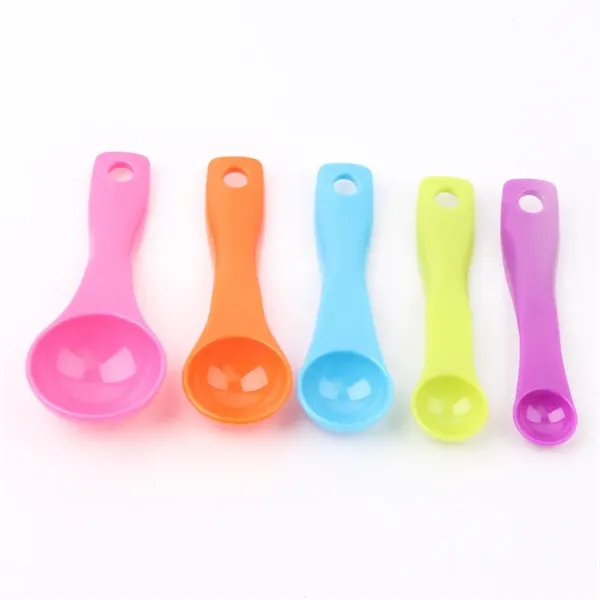5 Piece Set Colored Measuring Spoons - 5 Piece Set Colored Measuring Spoons - Image 2 of 2