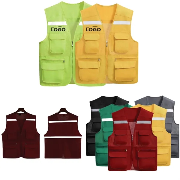 Custom Adult Volunteer Uniform Vest - Custom Adult Volunteer Uniform Vest - Image 0 of 4