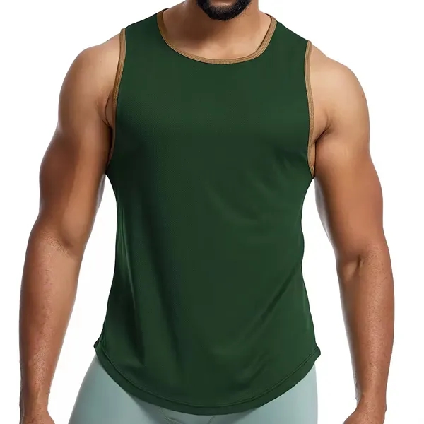 Mesh Breathable Sleeveless Vest Men - Mesh Breathable Sleeveless Vest Men - Image 4 of 11
