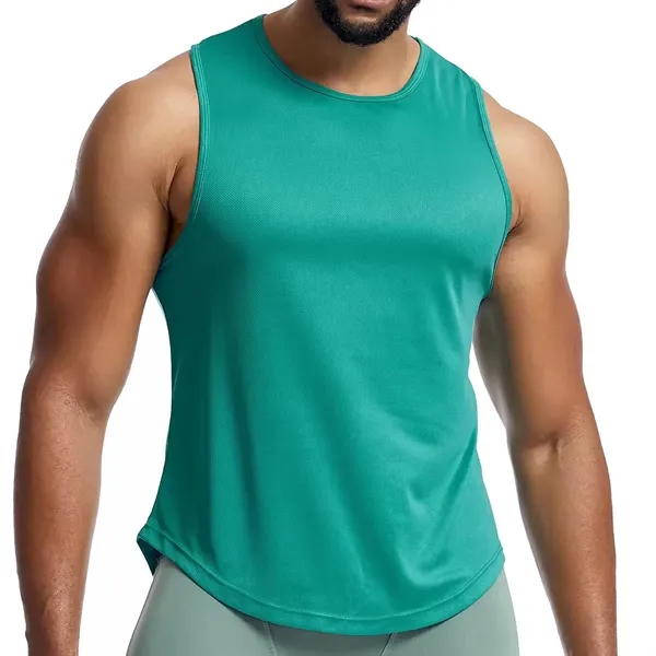Mesh Breathable Sleeveless Vest Men - Mesh Breathable Sleeveless Vest Men - Image 6 of 11