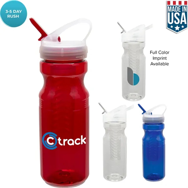 24 oz Polyclear Fruit Fusion Bottle - 24 oz Polyclear Fruit Fusion Bottle - Image 0 of 3