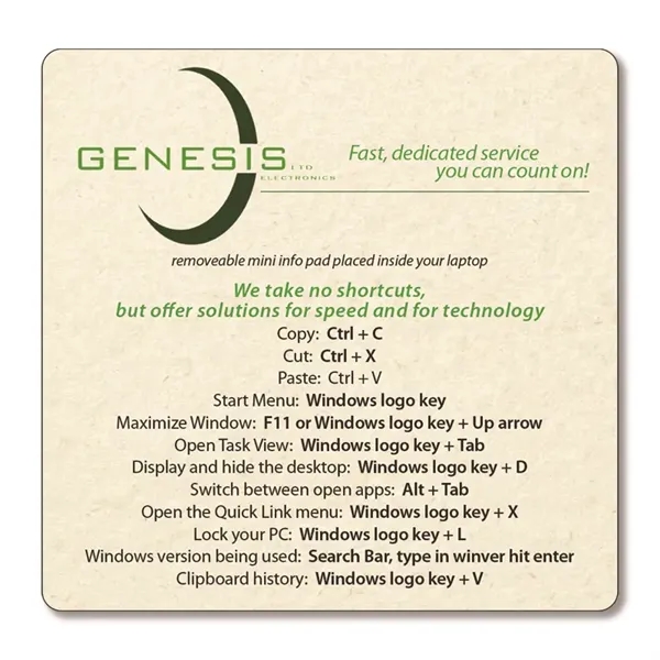 Mini Info Pad for Laptops - Mini Info Pad for Laptops - Image 1 of 1