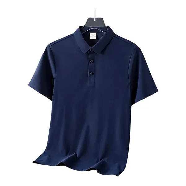 Ice Silk Seamless Work Polo Shirt - Ice Silk Seamless Work Polo Shirt - Image 4 of 11