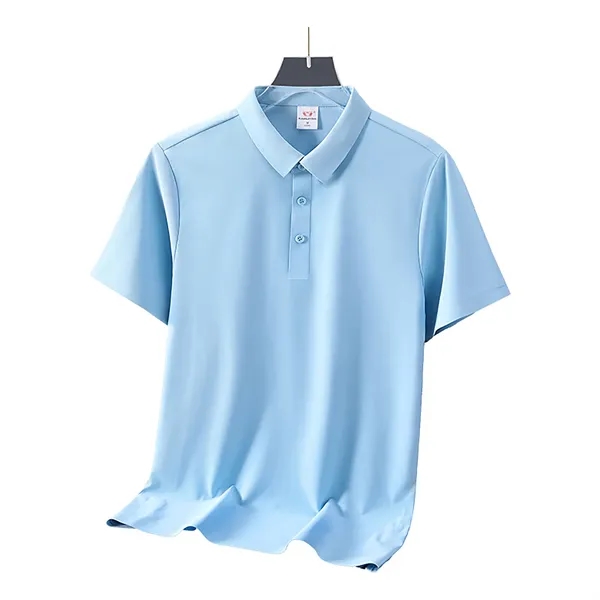 Ice Silk Seamless Work Polo Shirt - Ice Silk Seamless Work Polo Shirt - Image 5 of 11