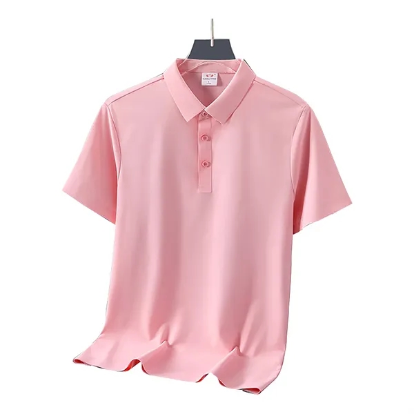 Ice Silk Seamless Work Polo Shirt - Ice Silk Seamless Work Polo Shirt - Image 8 of 11