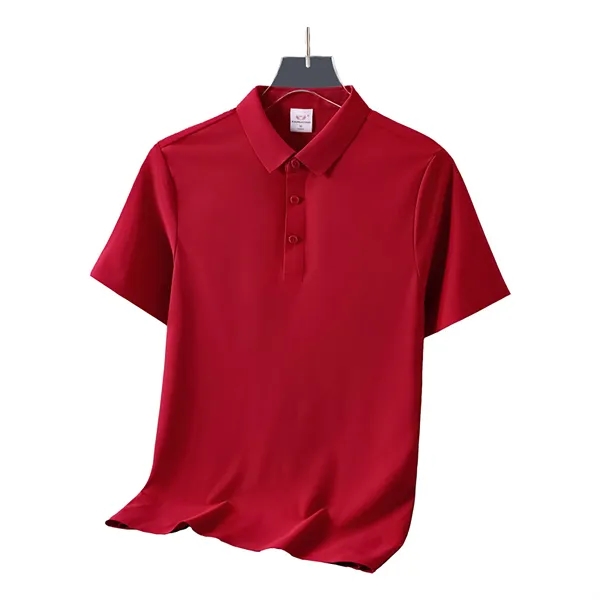 Ice Silk Seamless Work Polo Shirt - Ice Silk Seamless Work Polo Shirt - Image 9 of 11