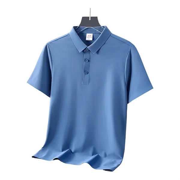 Ice Silk Seamless Work Polo Shirt - Ice Silk Seamless Work Polo Shirt - Image 6 of 11