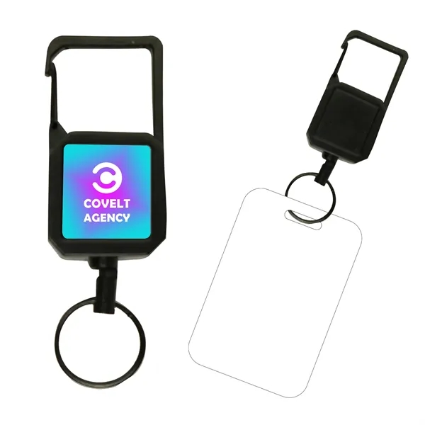 Roundup Retractable Keychain - Roundup Retractable Keychain - Image 0 of 2