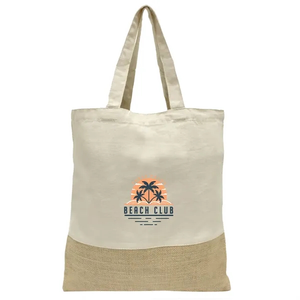 Quetico 8 Oz Cotton And Jute Tote Bag - Quetico 8 Oz Cotton And Jute Tote Bag - Image 0 of 1