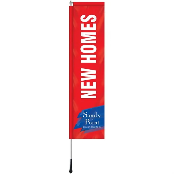 2' x 8' Custom Single Reverse Windchaser Flag Kit - 2' x 8' Custom Single Reverse Windchaser Flag Kit - Image 0 of 9