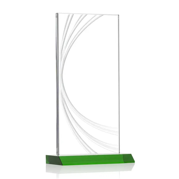 Hawkins Liquid Crystal™ Award - Green - Hawkins Liquid Crystal™ Award - Green - Image 6 of 6
