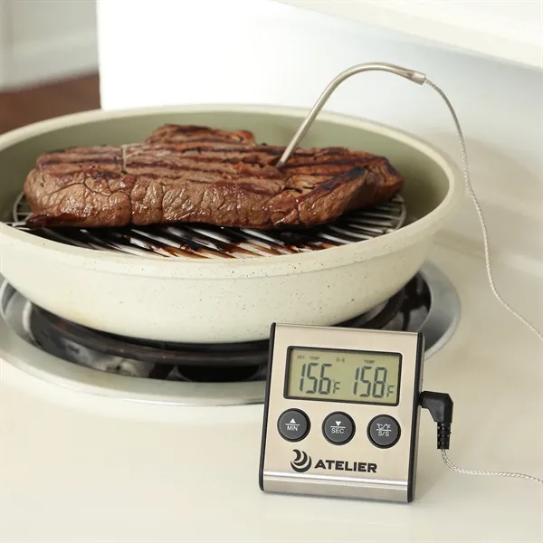 Custom Grill Easy Cooking Thermometer And Timer