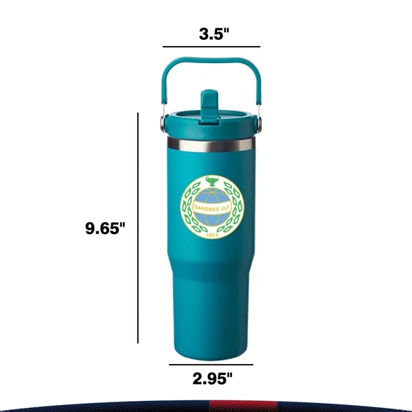 30 oz. Portable Stainless Steel Travel Mug - 30 oz. Portable Stainless Steel Travel Mug - Image 2 of 7
