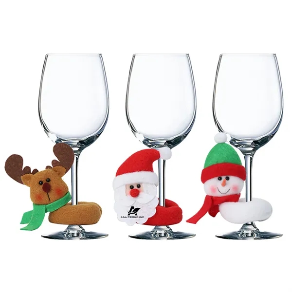Christmas Day Wine Glass Set - Christmas Day Wine Glass Set - Image 1 of 1