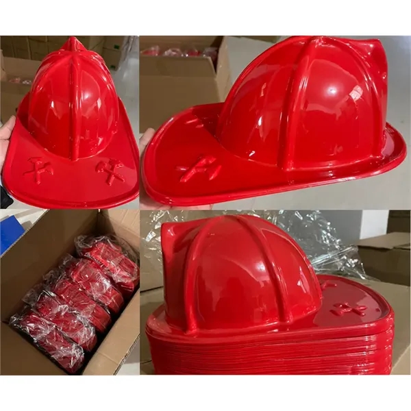 Kids PVC Firefighter Hard Fireman Fire Helmet Cosplay Hat - Kids PVC Firefighter Hard Fireman Fire Helmet Cosplay Hat - Image 3 of 3